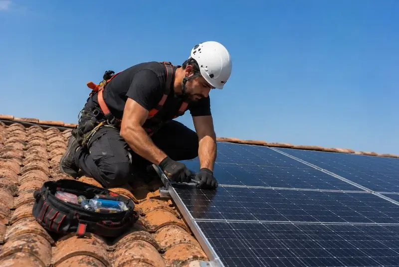 Maintenance et monitoring de panneaux solaires à Saint-Martin-des-Noyers