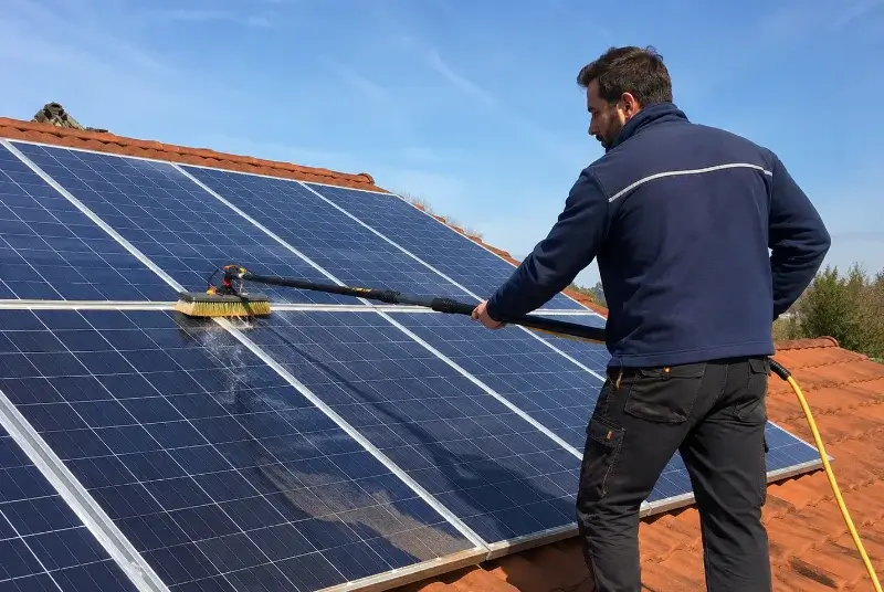 Nettoyage et entretien de panneaux solaires à Saint-Martin-des-Noyers
